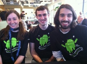 UW CSE alums Krista Davis, Jeff Prouty, and Jessan Hutchinson-Quillian - part of the G-Give team
