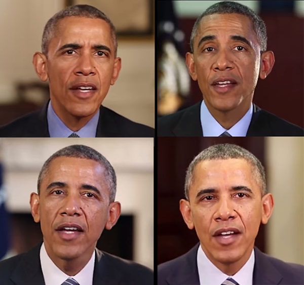 Screen grab of Obama lip-sync video