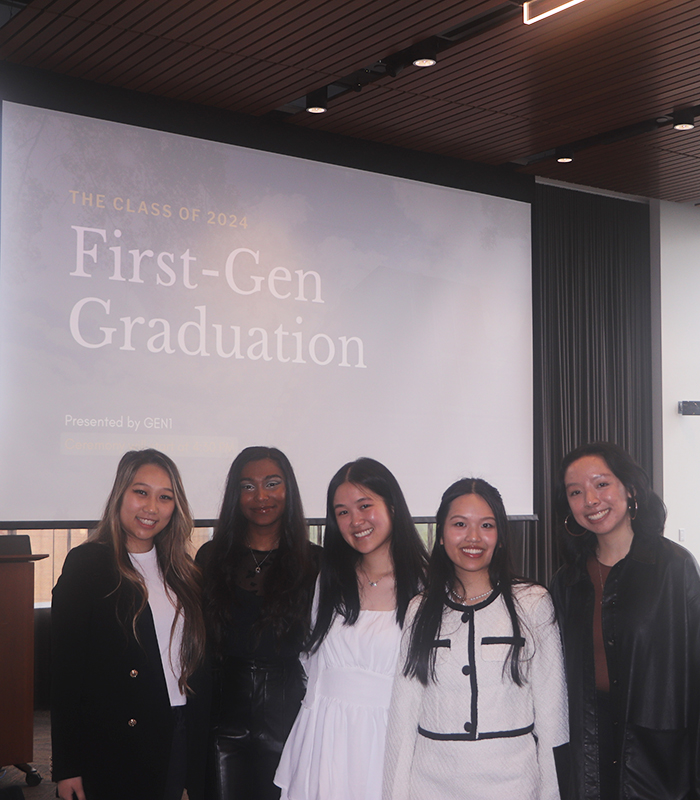 Members of GEN1 at the First-Gen Graduation for the class of 2024.