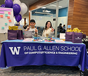 Members of GEN1 tabling and giving out self-care packages for National First-Gen Day in 2023.