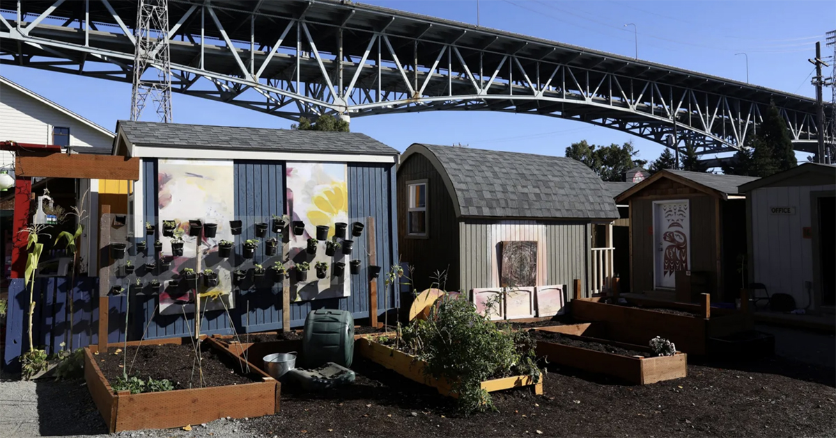 The Nickelsville Northlake tiny house village.